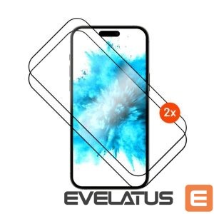 Back panel cover fixed  Screen protector | Apple | iPhone 17 | Tempered glass | Black | Full Cover 2.5D 