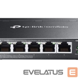 Server - Other Accessories TP-Link  | Omada 5-Port Gigabit Easy Managed Switch with 4-Port PoE+ | ES205GP | Desktop/Wall mountable 