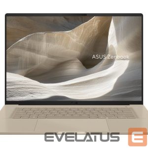 Laptop computer Asus  Zenbook A16 UX3607OA-SQ024X | Beige | 16 " | OLED | 3K | 2880 x 1800 pixels | Glossy | Snapdragon X2 Elite Extreme | X2E94100 | 48 GB | LPDDR5X | Solid-state drive capacity 1000 GB | Qualcomm Adreno GPU | Windows 11 Pro | 802.11be | Bluetooth version 5.4 | Keyboard language US international | Keyboard backlit 