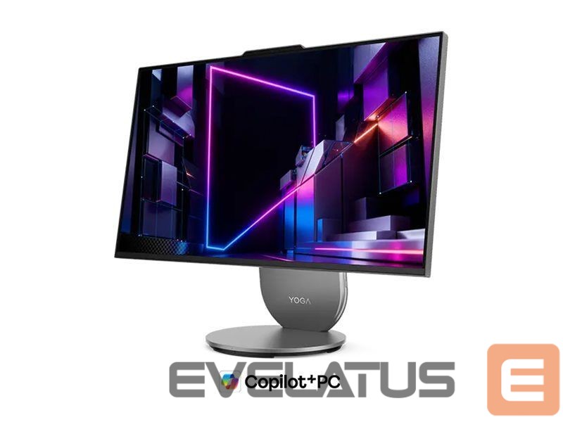 Personal computer Lenovo Yoga AIO 27IPH11 27 QHD ULT7-356H/32GB/1TB/Intel Graphics/WIN11 Home/Nordic kbd/Luna Grey/2Y Warranty |