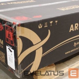 Computer chairs / desks AROZZI  SALE OUT. |  Gaming Desk | Arena Medium | Pure Black | DAMAGED PACKAGING AND LAMINATE. SCRATCHED PARTS AND TABLE TOP. | 24 month(s) 