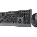 Computer keyboard Gembird  KBS-WPS-02 Dual-mode slim wireless desktop set, 2.4G+BT, US layout | 