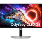Monitor Samsung  LS27HG800SUXEN | 27 " | QD-OLED | 16:9 | 240 Hz | 0.03 ms | 3840 x 2160 pixels | 250 cd/m² | HDMI ports quantity 2 | Silver 