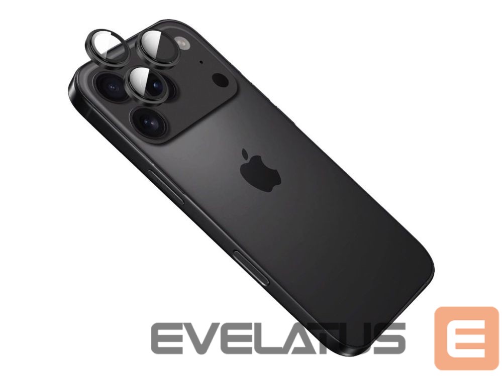 Back panel cover fixed Camera Glass | Apple | iPhone 17 Pro/Pro Max | Glass | Black