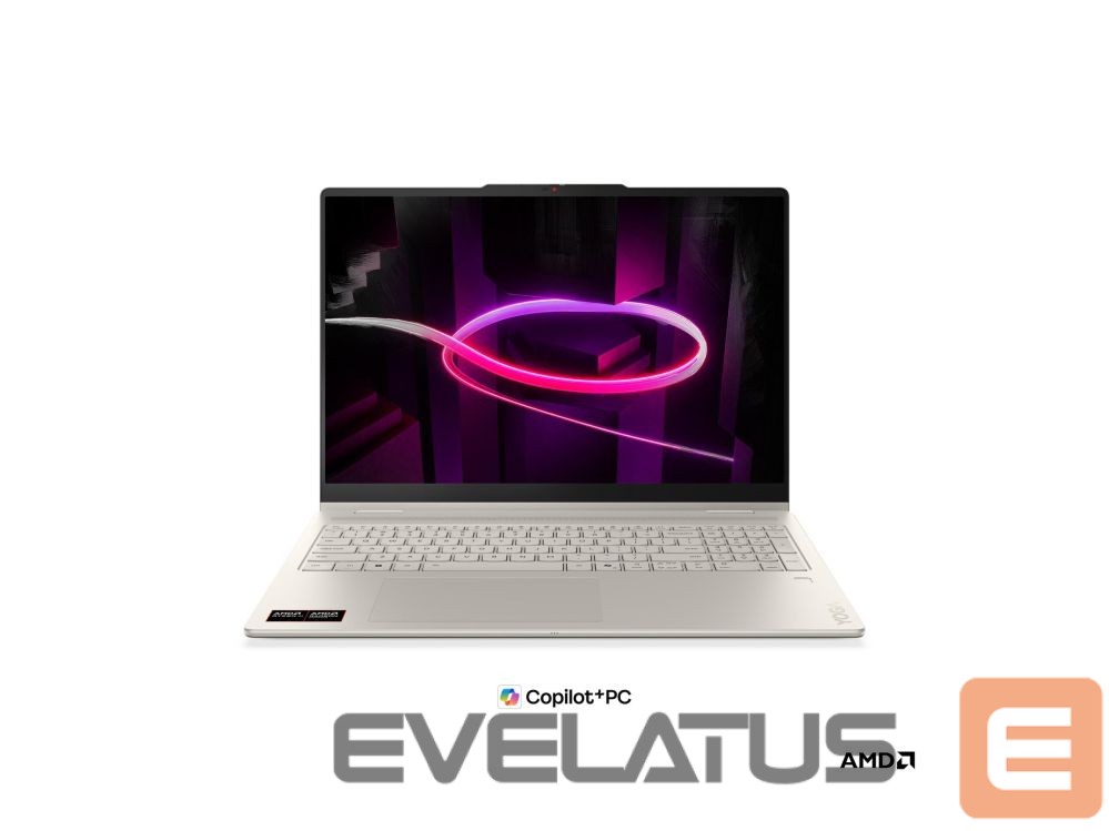 Laptop computer Lenovo Yoga 7 2-in-1 16AGP11 AMD | Seashell | 16 " | OLED | Touchscreen | WUXGA | 1920 x 1200 pixels | Glossy | AMD Ryzen AI 5 | 435 | 16 GB | Soldered LPDDR5X | Solid-state drive capacity 512 GB | AMD Radeon 840M Graphics | Windows 11 Home | 802.11be | Bluetooth version 5.4 | Keyboard language English | Keyboard backlit | Warranty 24 month(s) | Battery warranty 12 month(s)
