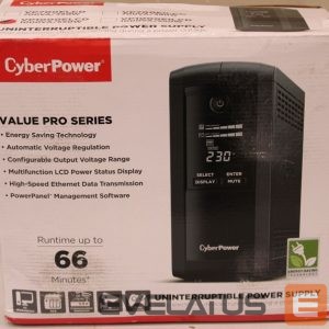Servers CyberPower  SALE OUT.  VP1000ELCD Backup UPS Systems | SALE OUT. |  | Backup UPS Systems | VP1000ELCD | 1000 VA | 550 W | DAMAGED PACKAGING 