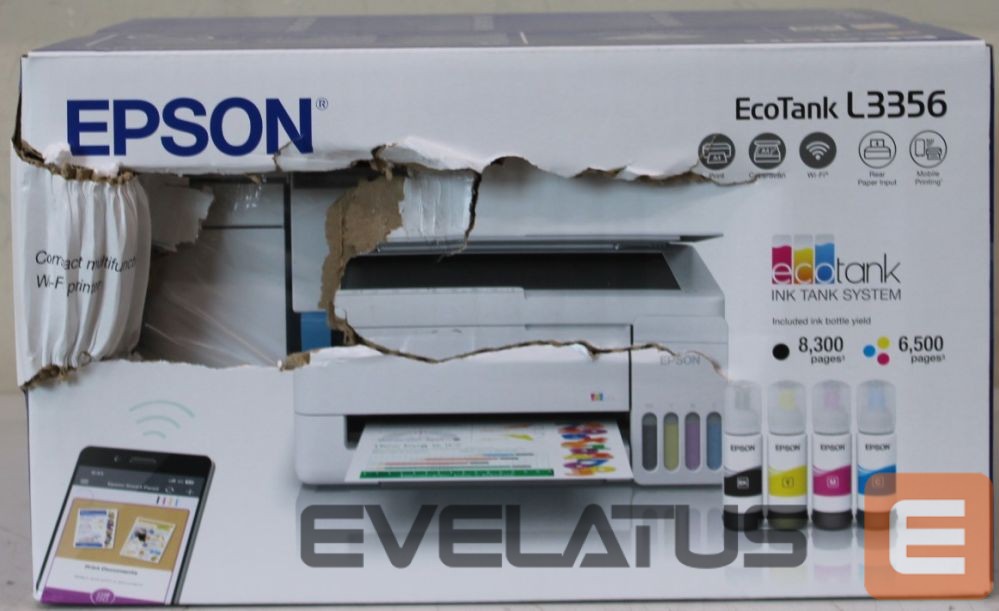 Printer EPSON SALE OUT. EcoTank L3356 Multifunctional Printer | SALE OUT. | EcoTank | L3356 | Inkjet | Colour | Multifuction Printer | A4 | Wi-Fi | White | DAMAGED PACKAGING
