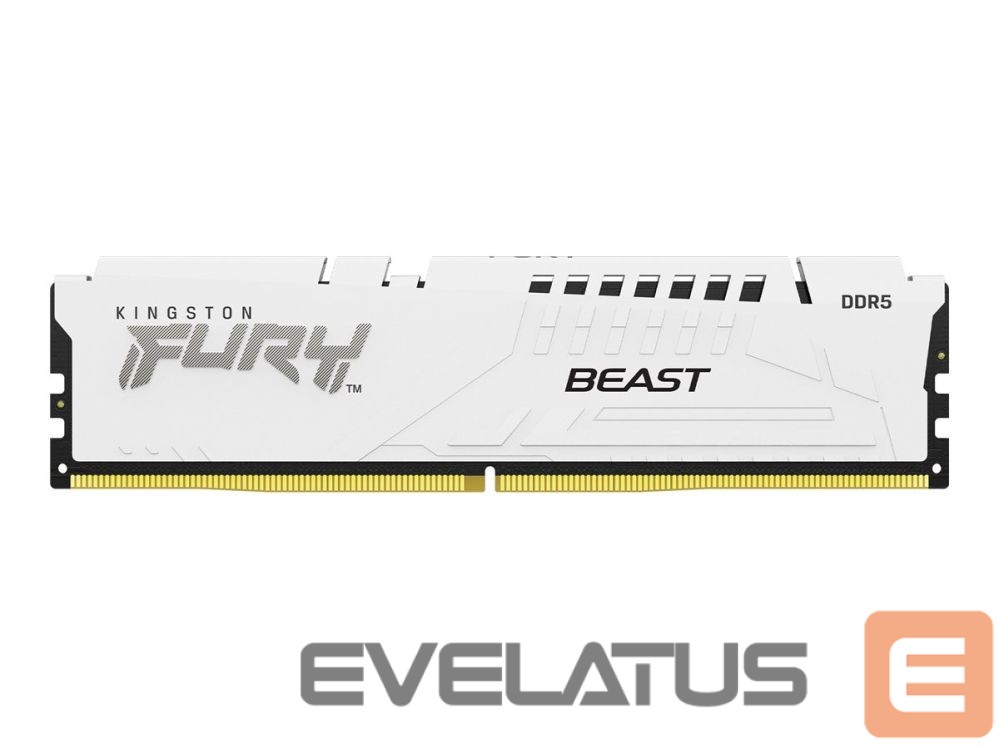 RAM DDR4 Kingston KF560C30BWE-16 16GB 6000MT/s DDR5 CL30 DIMM FURY Beast White EXPO |