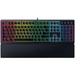 Computer keyboard Razer  Razer Ornata V3, Mecha-membrane switches, 10 Razer Chroma  RGB Lighting Zones, 1000 Hz Ultrapolling, Backlit keys, UV coated ABS Keycaps, Soft-touch wrist rest" 